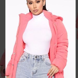 Pink Puffer Jacket